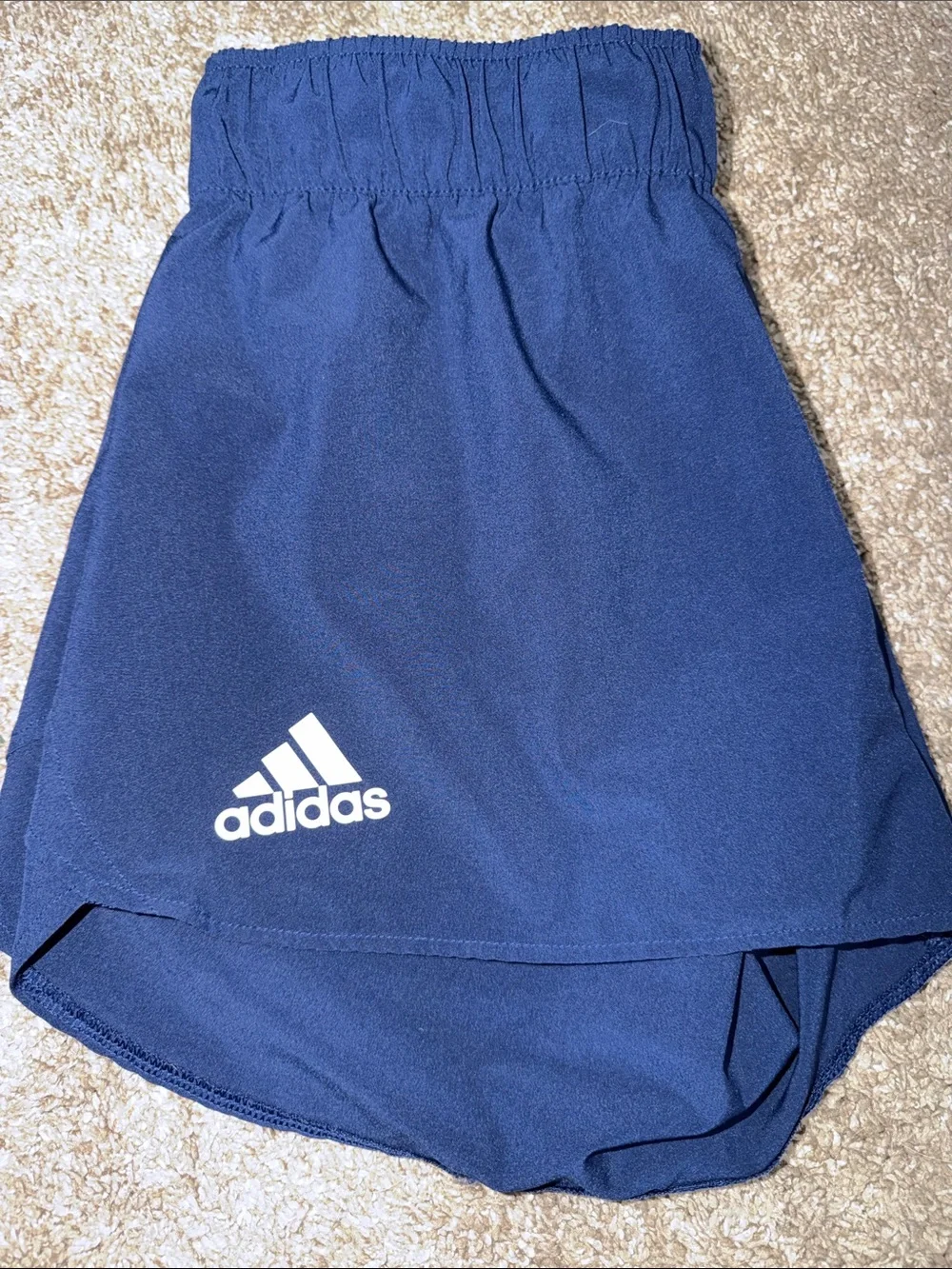 Adidas Navy Blue Athletic Shorts